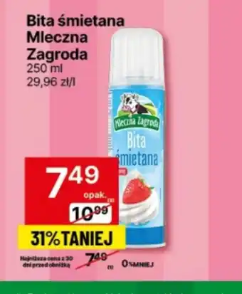 Delikatesy Centrum Bita śmietana Mleczna Zagroda oferta