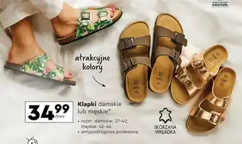 Biedronka Klapki męskie oferta