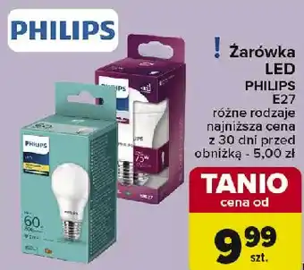 Carrefour Żarówka led e27 60w Philips oferta