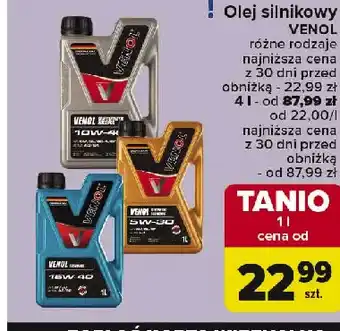 Carrefour Olej 15w-40 Venol oferta