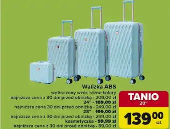 Carrefour Walizka abs 20 oferta