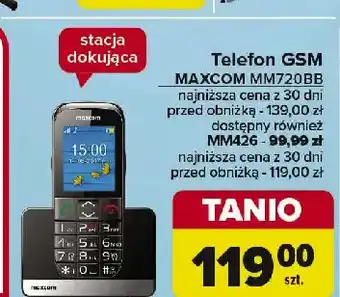 Carrefour Telefon komórkowy mm426 czarny Maxcom oferta