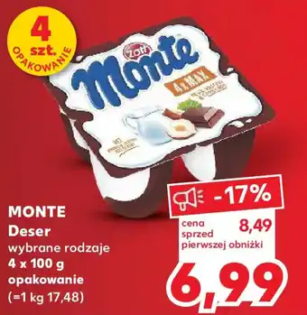 Kaufland MONTE Deser 4x100g oferta