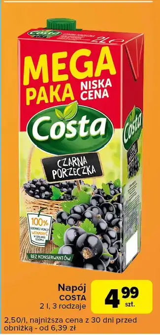 Carrefour Express Napój czarna porzeczka Costa oferta