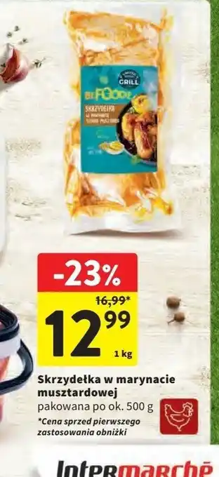 Intermarche Skrzydełka z kurczaka w marynacie musztardowej oferta