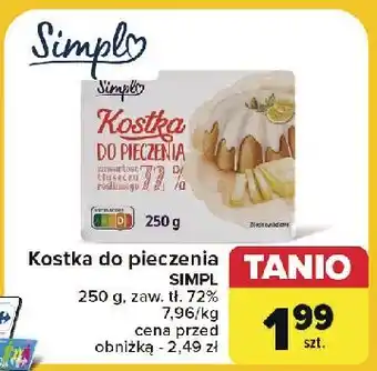 Carrefour Kostka do pieczenia Simpl oferta