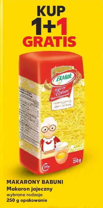 Kaufland MAKARONY BABUNI Makaron jajeczny 250 g oferta
