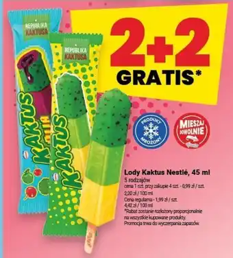 Twój Market Lody Kaktus Nestlé, 45 ml oferta