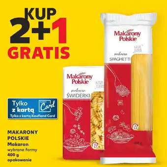 Kaufland MAKARONY POLSKIE Makaron 400g oferta