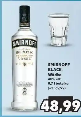 Kaufland Wódka Smirnoff Black oferta