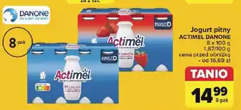 Carrefour Jogurt classic Danone Actimel oferta