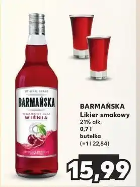 Kaufland Wódka Barmańska Wiśniowa oferta