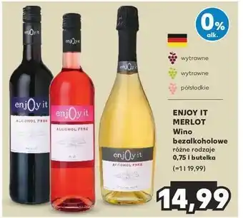 Kaufland Wino Enjoy It Merlot oferta