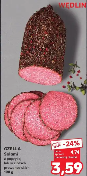 Kaufland GZELLA Salami 100g oferta