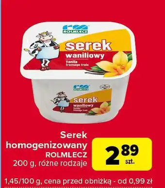 Globi Serek waniliowy Rolmlecz oferta