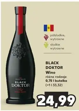 Kaufland Wino wytrawne Black Doctor oferta