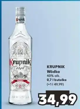 Kaufland Wódka Krupnik Premium oferta