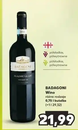 Kaufland Wino Badagoni Alazani Valley oferta