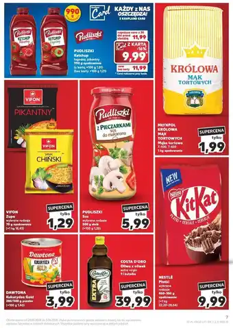 Kaufland Ketchup łagodny Pudliszki oferta