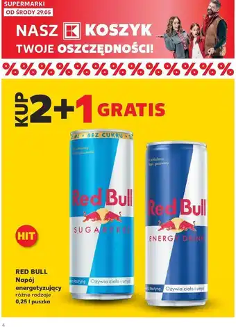 Kaufland Napój energetyczny bez cukru Red Bull oferta