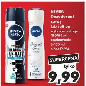 Kaufland Antyperspirant Nivea Original Care oferta