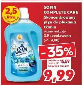 Kaufland Płyn do płukania fresh morning Sofin Complete Care oferta