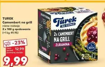 Kaufland Camembert na grill + sos żurawinowy Turek Naturek oferta