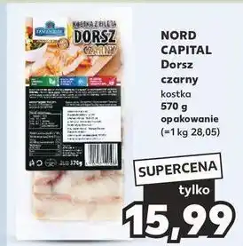 Kaufland Dorsz czarny filet kostka Family Fish oferta