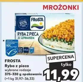 Kaufland Ryba z pieca ze szpinakiem Frosta oferta