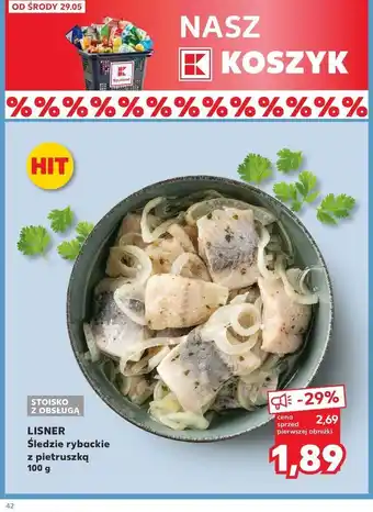 Kaufland Śledziki rybackie Lisner oferta