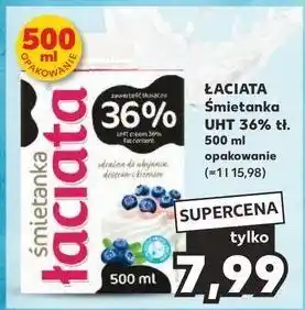 Kaufland Śmietanka 36 % Łaciata oferta