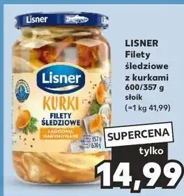 Kaufland Filety śledziowe z kurkami Lisner oferta