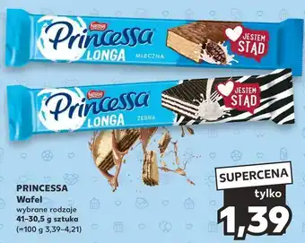 Kaufland Wafelek mleczny Princessa Longa oferta