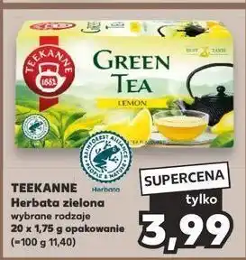 Kaufland Herbata lemon Teekanne Green Tea oferta