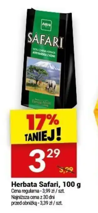 Twój Market Herbata Safari, 100 g oferta