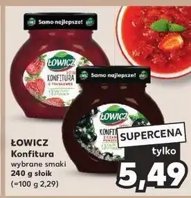Kaufland Konfitura truskawkowa Łowicz oferta