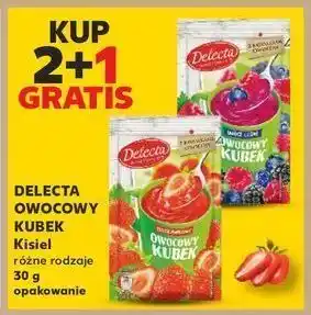 Kaufland Kisiel owoce leśne z kawałkami owoców Delecta Owocowy Kubek oferta