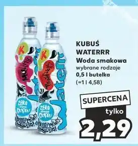 Kaufland Woda truskawkowa Kubuś Waterrr oferta