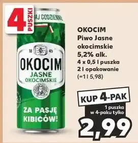 Kaufland Piwo Okocim Jasne Okocimskie oferta