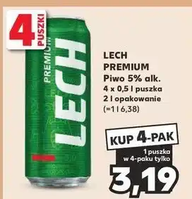 Kaufland Piwo Lech Premium oferta