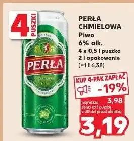 Kaufland Piwo Perła Chmielowa oferta