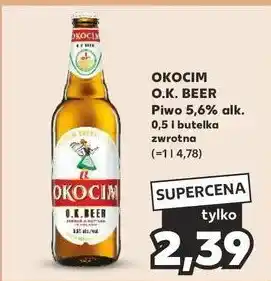 Kaufland Piwo Okocim O.k. Beer oferta