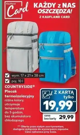 Kaufland Plecak termoizolacyjny 10 l K-Classic Countryside oferta