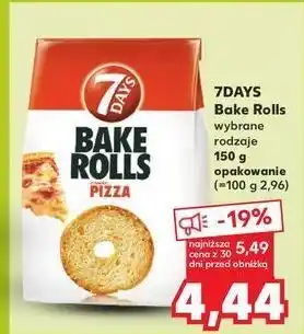 Kaufland Bake rolls pizza 7 Days Rolls oferta