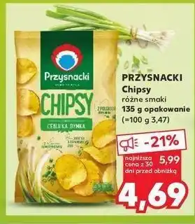 Kaufland Chipsy cebulka dymka Przysnacki oferta