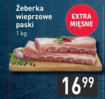 Stokrotka Żeberka wieprzowe paski 1kg oferta