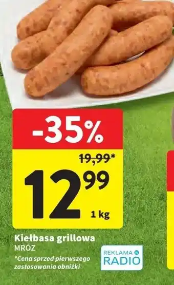 Intermarche Kiełbasa grillowa Mróz oferta