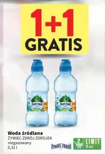 Intermarche Woda niegazowana Żywiec Zdrój Zdrojek oferta