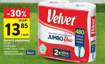 Intermarche Recznik papierowy Velvet Jumbo oferta