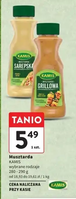 Intermarche Musztarda sarepska Kamis oferta